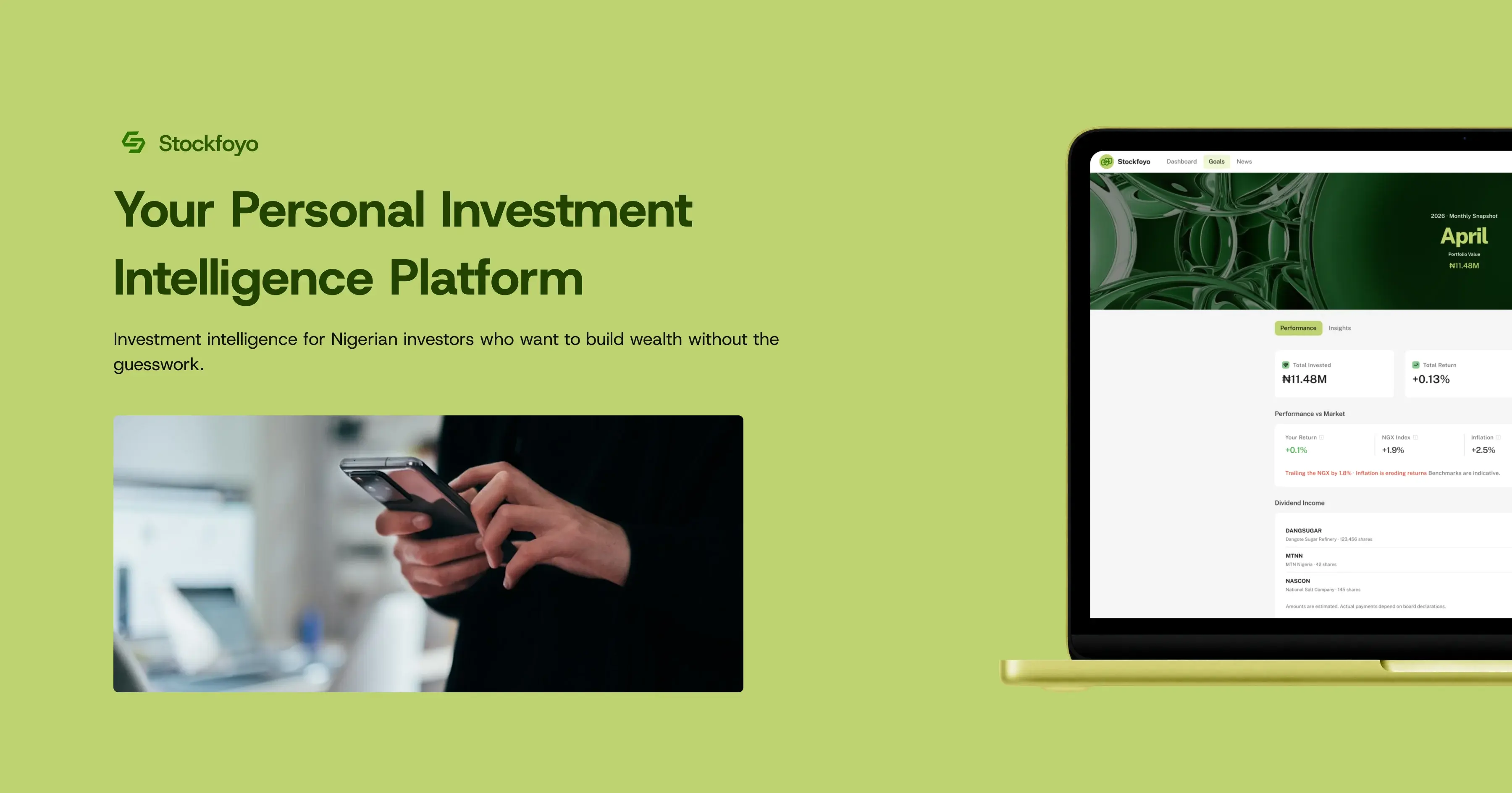 Stockfoyo app screenshot